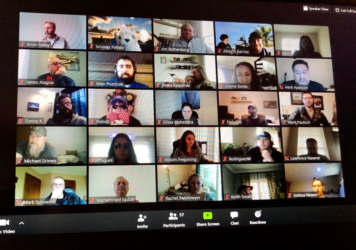 jimalagna's tweet photo. Cetera Financial Specialists gathered for our monthly Birthday &amp; Anniversary celebration via Zoom. I am so proud of our entire team as we navigate these unprecedented times. They are professionals and continue to provide our Advisors with a Red Carpet Experience!! https://t.co/T4tW5B6X0V