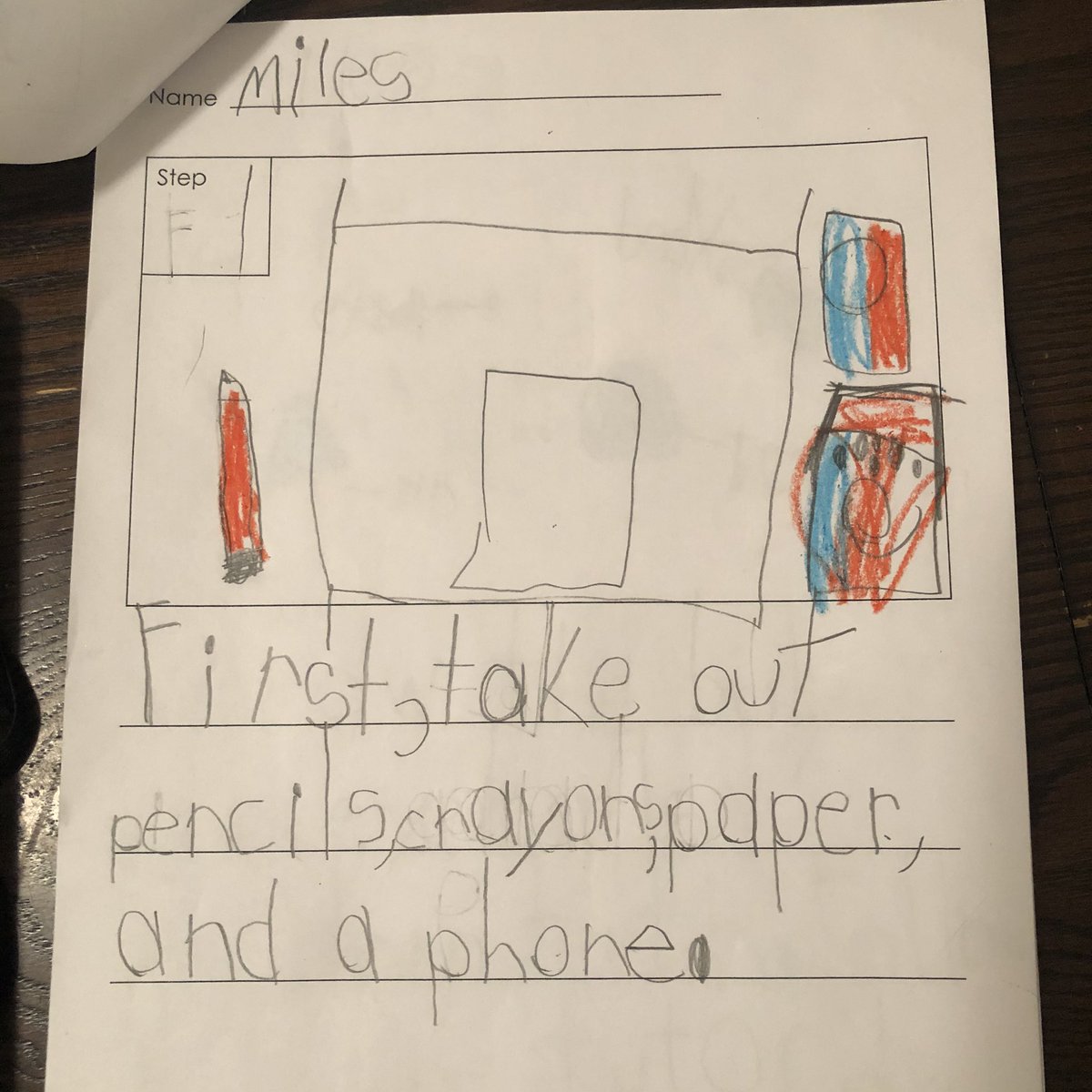 chineseladybug's tweet photo. This #howto project from school nearly did me in. After completing it I almost cried. But in the end I was very proud of him. #survived the #firstfullschoolweek #homeschooling btw I love #youtube #tutorials https://t.co/16mwnAcogF