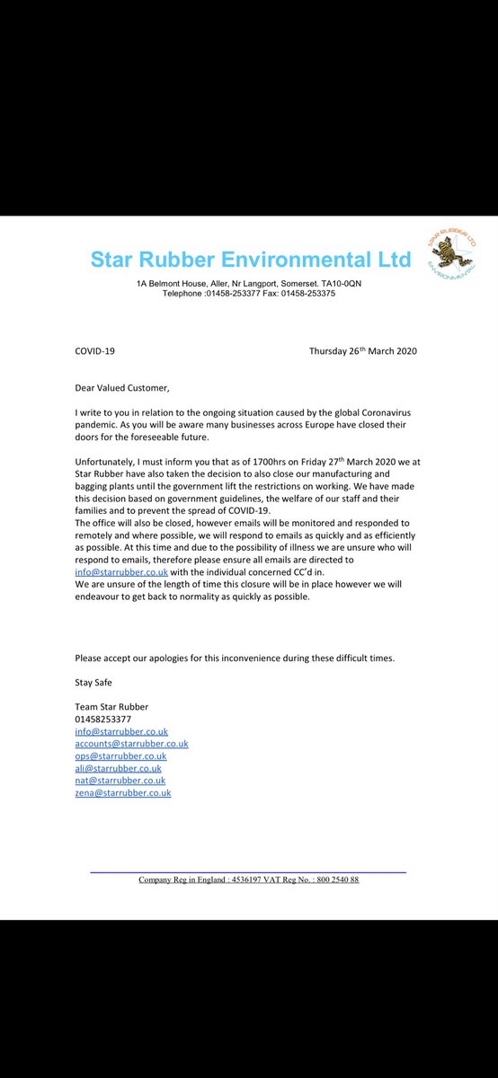 Star Rubber Environmental Ltd tweet media