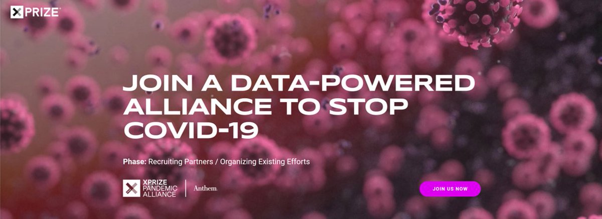 Grateful to have joined forces with <a href="/xprize/">XPRIZE</a> on their #Pandemic #Alliance.

It's exactly this type of collaboration model the world needs to help #flattenthecurve for not only #COVID19, but future #virus #contagion's as well.

bit.ly/3byK0yj

#HumanizeHealthcare
#COVID