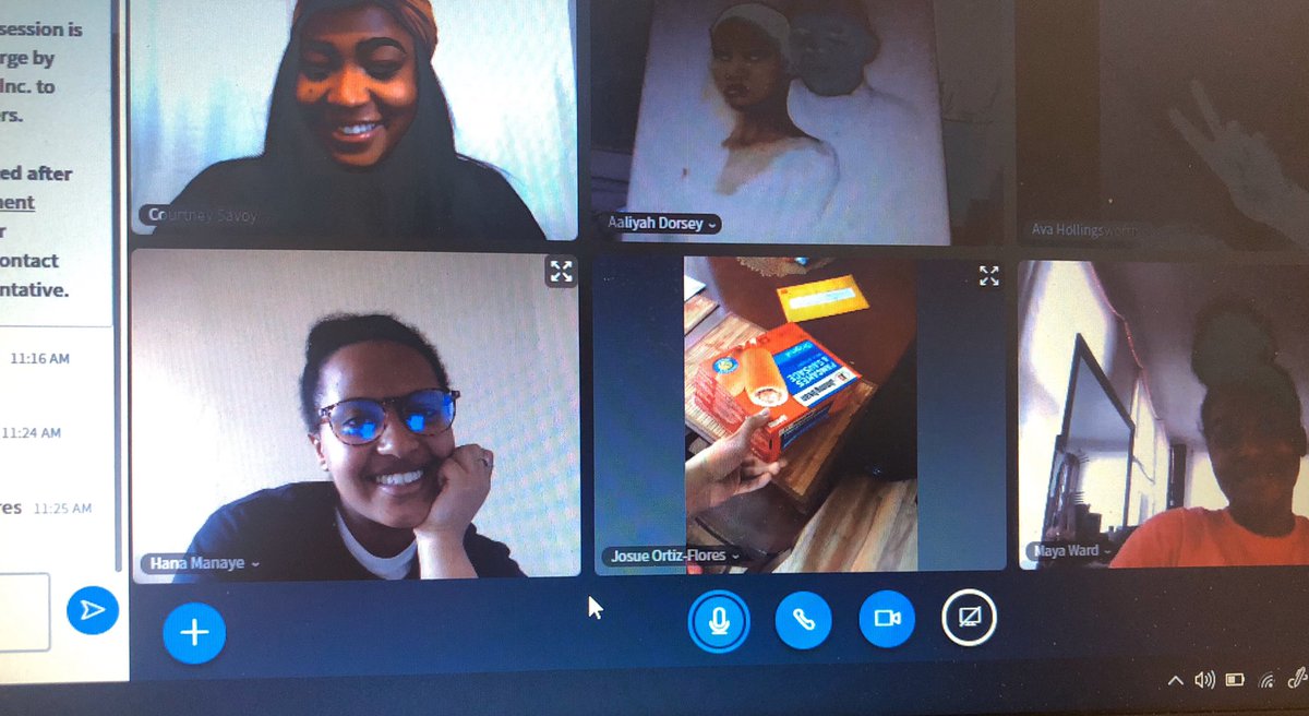 First virtual Class with <a href="/dccoolidgeshs/">Coolidge SHS DCPS</a> AP went really well 🥰 we were happy to see each other.  We are excited for the next time.