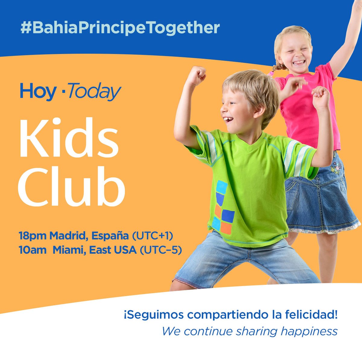 Prepare your funniest costume, we are going to dance a lot at the Clown Disco... 👯‍♀️🕺

Prepara tu disfraz más divertido, vamos a bailar mucho en Clown Disco... 👯‍♀️🕺

#quedateencasa  #togetherathome #CoronavirusLockdown  #BahiaPrincipeTogether #BahiaPrincipeHotels