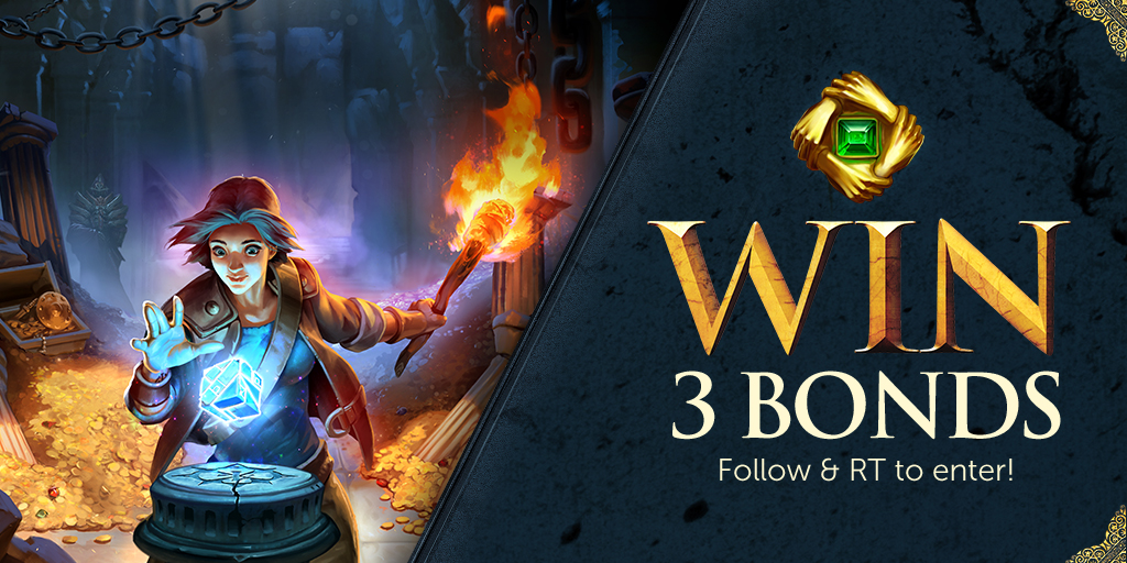 RuneScape's tweet photo. #FreeStuffFriday is back with one last chance to WIN 3 Bonds right on time for the release of Archaeology!

💰 Follow &amp; RT to enter 💰

Winner announced Monday after the update. https://t.co/3ROKtRw0B9