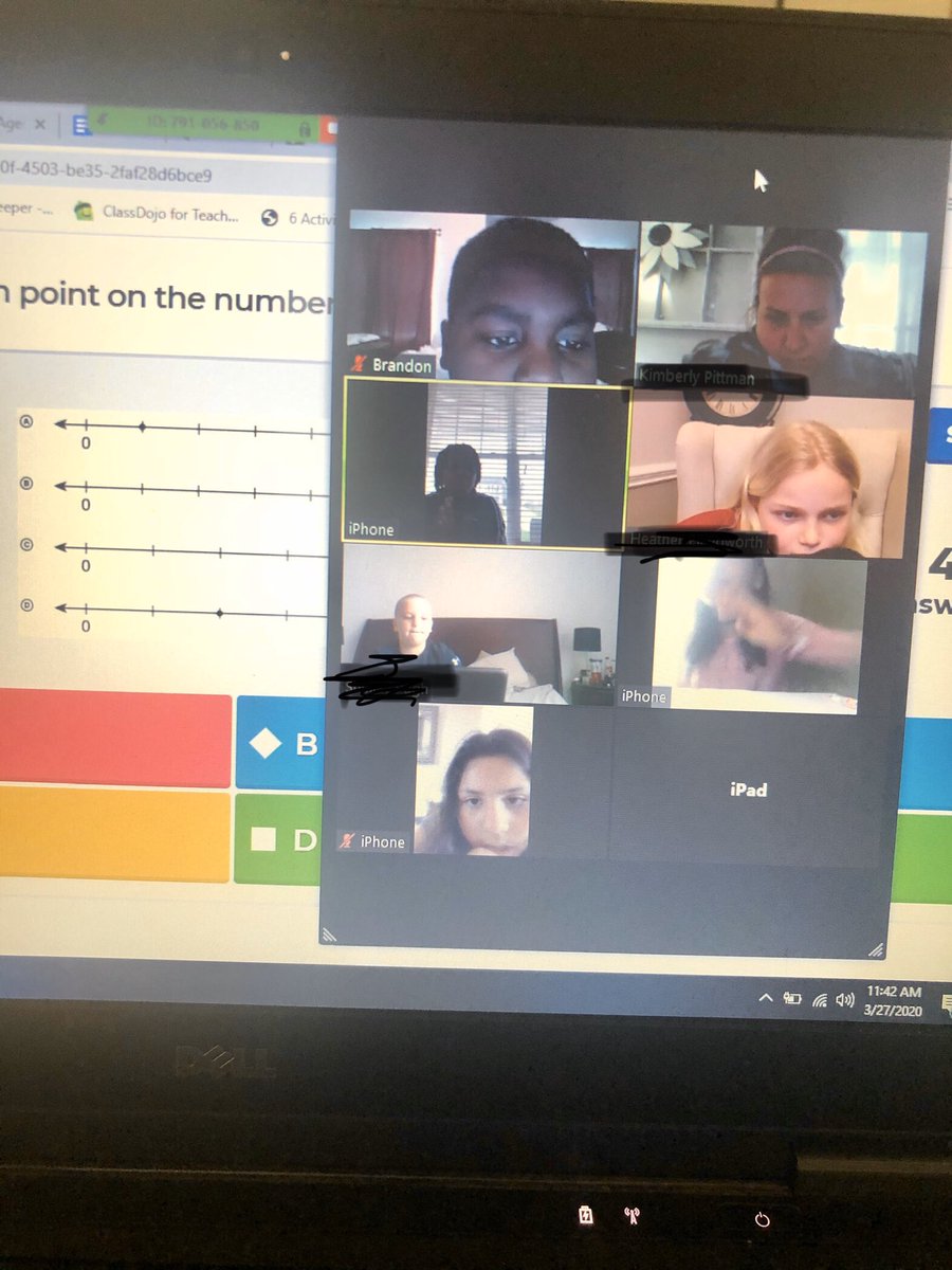 Pittmankb12's tweet photo. I had no idea what to expect during today’s @GetKahoot activity, but these kids rocked out and gave me positive feedback afterwards. #LearnFromHome #imissmystudents https://t.co/ewZz4iuBz5