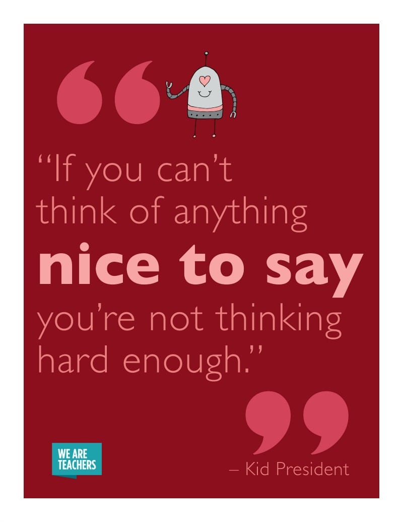 Kid President always has a good quote on kindness. #HTSDhasSpirit <a href="/HTSD_HEP/">HTSD_HEP</a> #WeAreHTSD