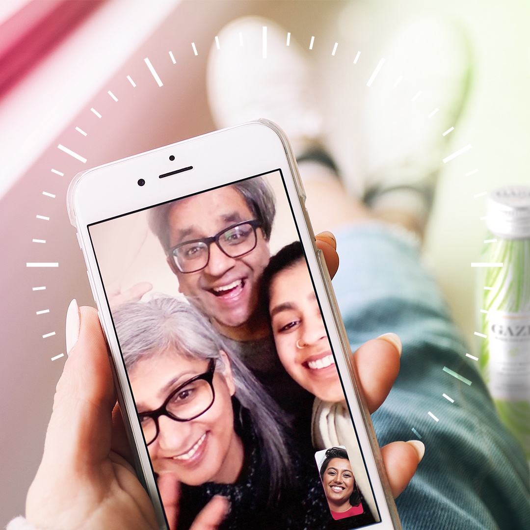 Reconnect with what matters. GAZE reminds everyone to stay safe, but don't shut down. There are so many ways to contact friends and family and keep sending love their way. 
#GAZEWineCocktails #DrinkInTheMoment