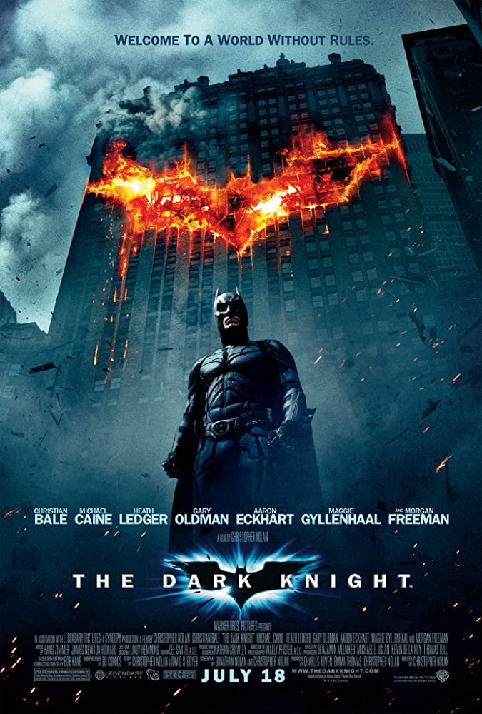  #TheDarkKnight (2008) one of the best comic book movies ever made.. no one of the best movies ever made. It's gripping, it's reverting and builds up and expands this universe. With EXCELLENT performances especially Heath as he steals the show. And some great set pieces