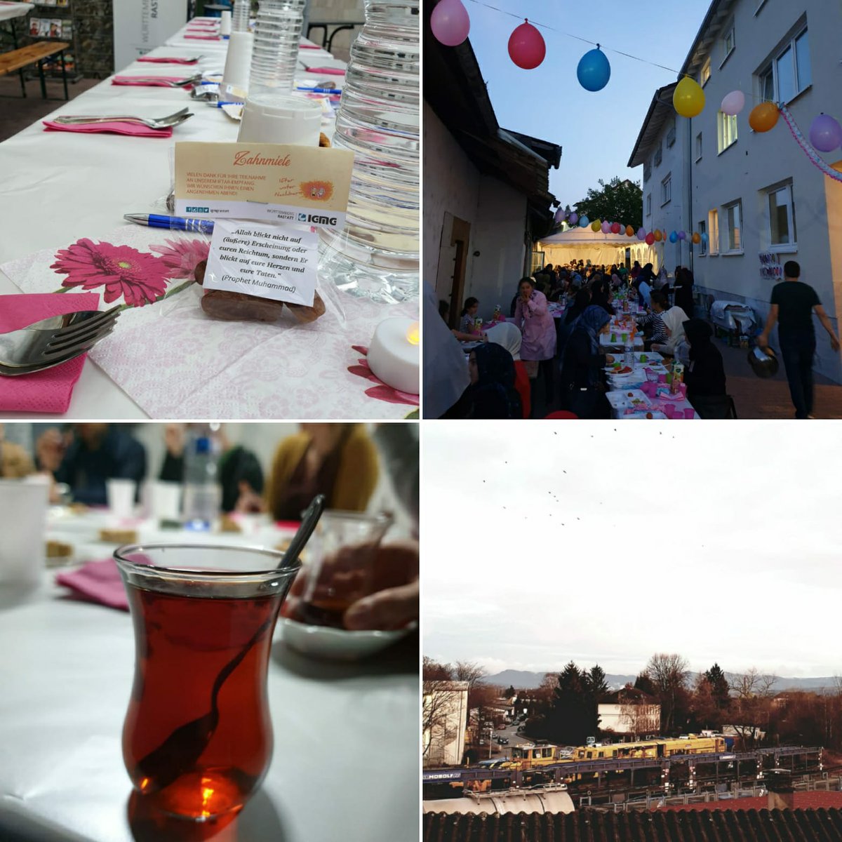 igmgrastatt's tweet photo. 🌸 KGT Rastatt: "Cami de Ramazan başka bi güzel. Beraber iftar yapmak, pencereden bakarak iftar saatini beklemek, tatlı telaşlar ve güzel hatıralar biriktirmek. Bize bu imkanı sağlayanlardan Allah razı olsun!" #MissMyMosque #igmgrastatt #igmgkgt @IslamiQde https://t.co/YkpTlNcwZP