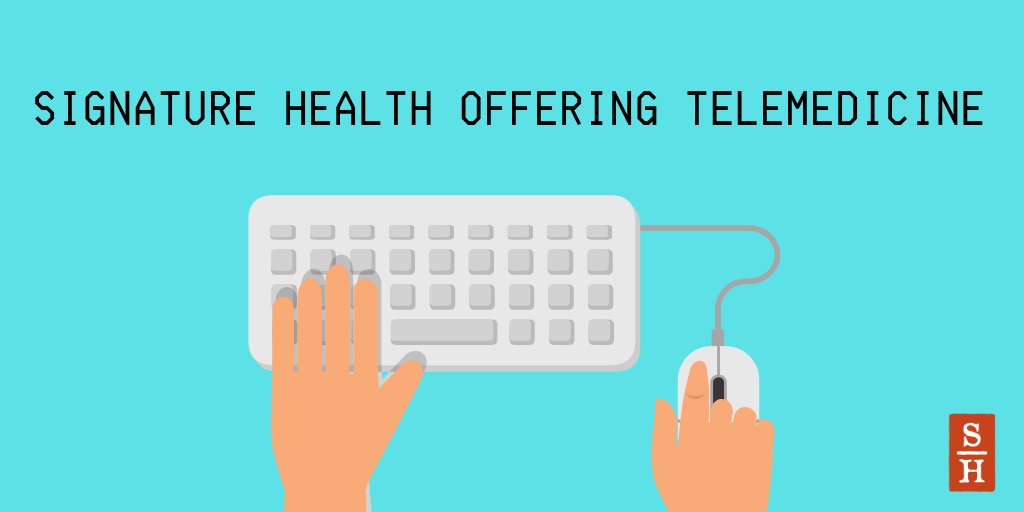 SigHealthInc's tweet image. Did you know Signature Health is now offering telemedicine services? Continuing to serve all our patients during these difficult times is our top priority. To learn more, visit signaturehealthinc.org/telemedicine #telemedicine #weareallinthistogether