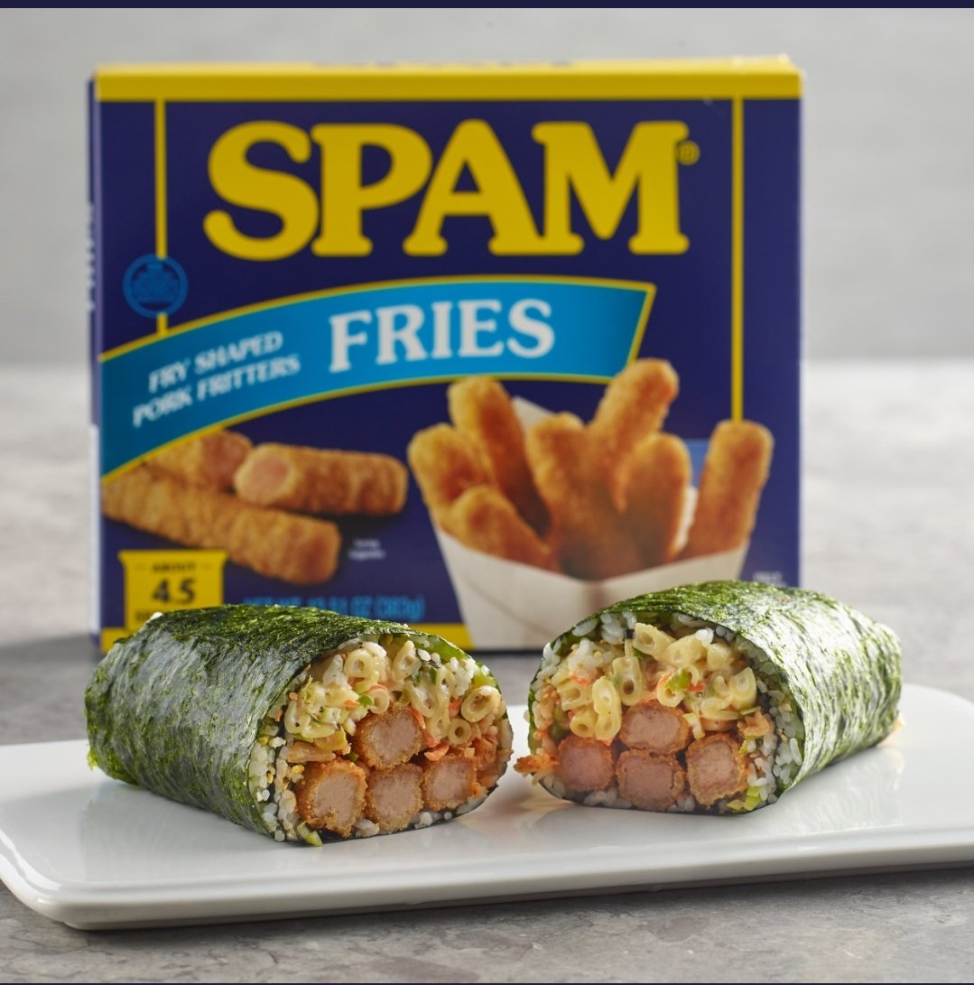 Absolute game changer. Not sure about wrapping them in salad though. <a href="/SPAMbrand/">SPAM® Brand</a> #thespamking