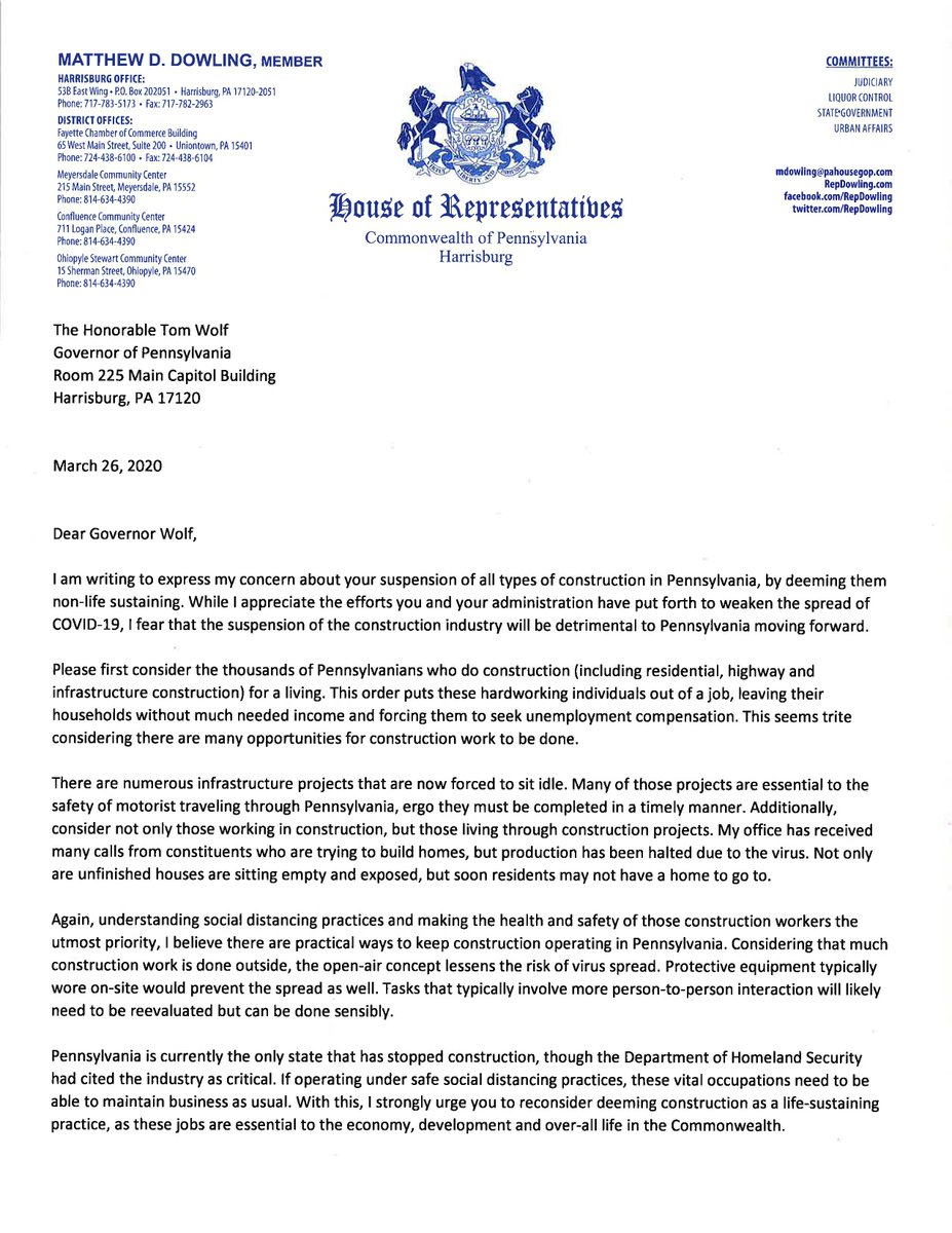 Rep. Matthew Dowling tweet media