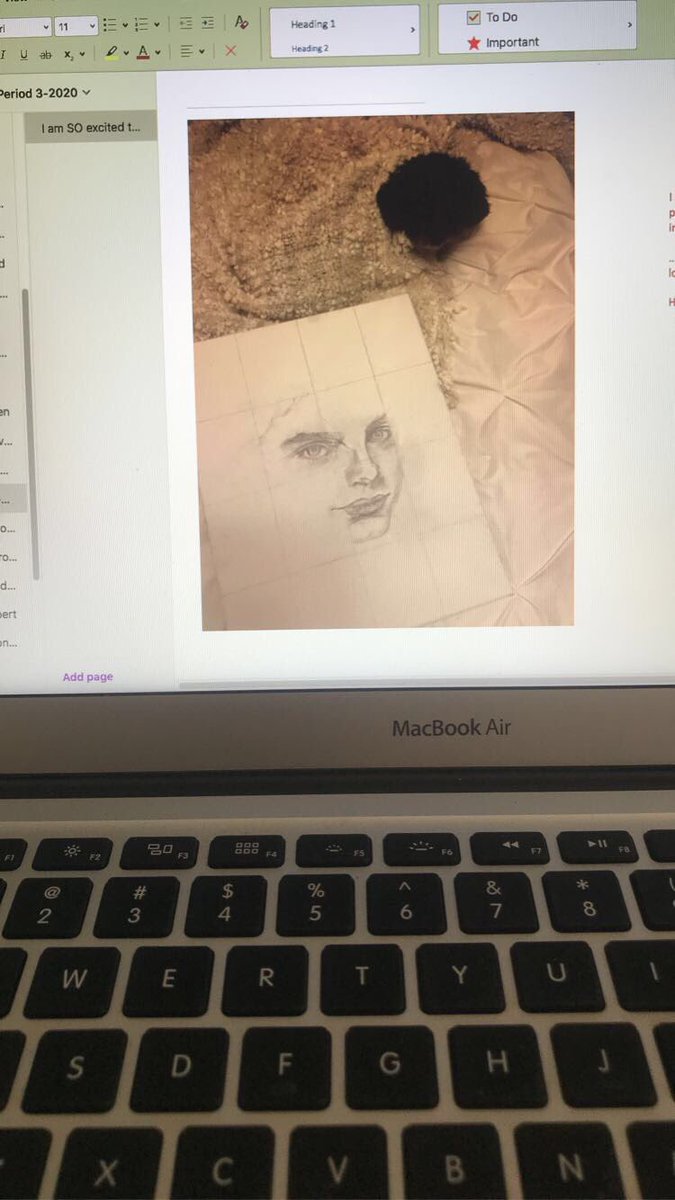 MissLHumphries's tweet photo. My students are creating some stunning artwork at home! I’m glad we can still connect through OneNote. Art is too important not to share. https://t.co/soQcJgvF2z
