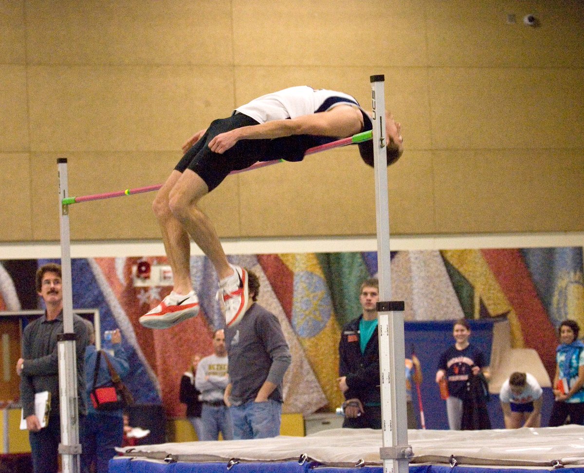 bethelxctf's tweet photo. #fbf Jay Quick (2011) set a school record in the HJ by clearing 6’10.75” (2.10m) at Macalester in 2010. Jay was a national qualifier in the HJ for all 8 national championships in his career. He was an All-American outdoor 2010 with his 7th place finish. #buroyals #miac #d3tf https://t.co/M6rIHTfkth