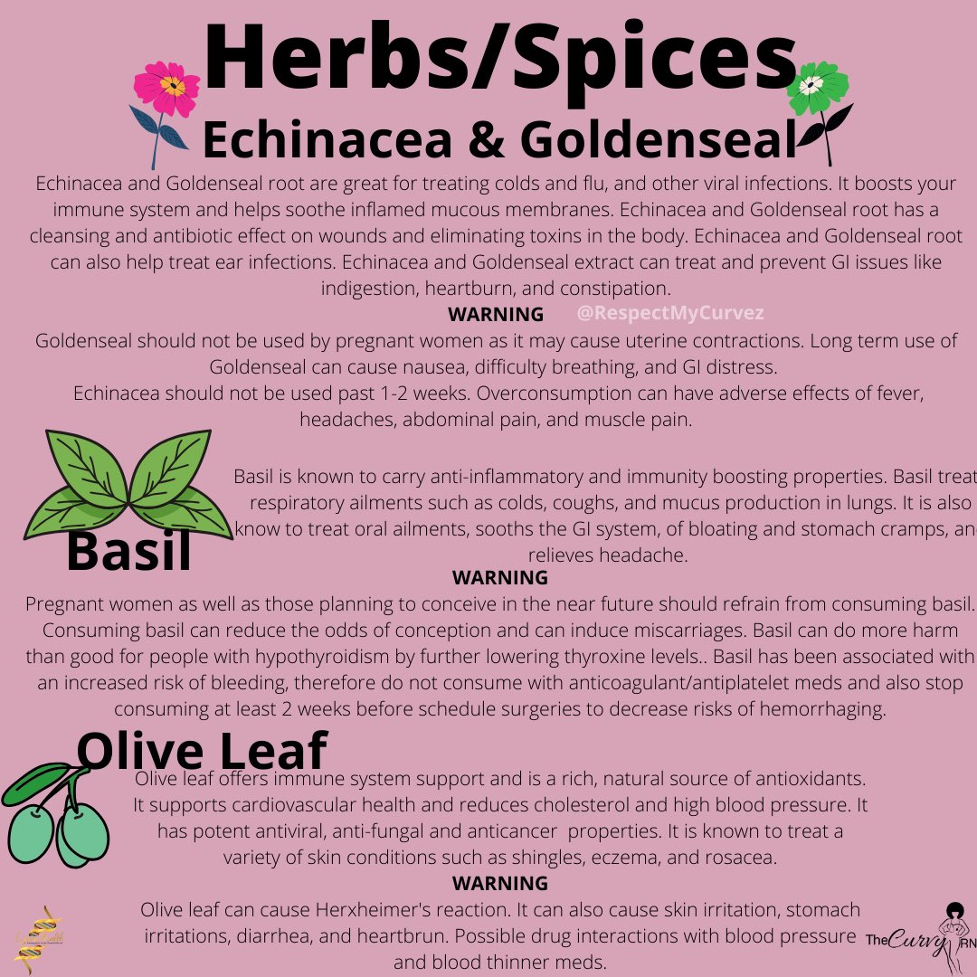 Herbs, Spices, and Supplements
