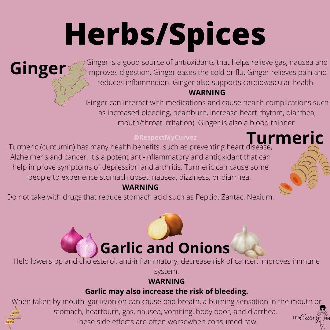 Herbs, Spices, and Supplements