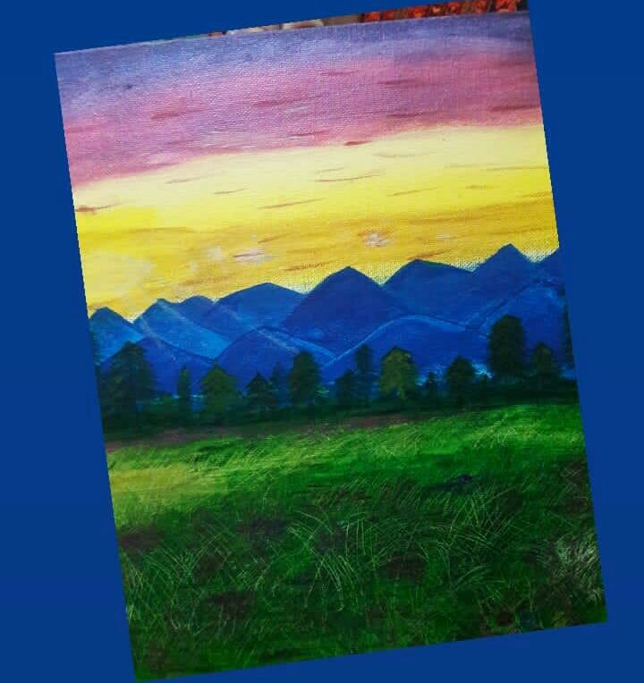 anitaa_sharmaa's tweet photo. This week, daddy learn powerpoint and I learn how to use brushes 😊😊
#LockdownWithFamily https://t.co/z4JWBx9HhC