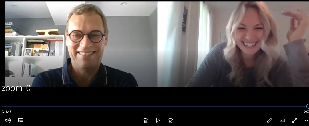 Brittany_Lamb17's tweet photo. Yesterday, I found out that it was @JesperHelt1’s dream (his words, not mine 🤷♀️) to come on the now virtual #BreakfastWithBritt (I think he thought actual breakfast was involved 🥓 🥞) Today, we had a lot of fun filming it. #CommvaultLife https://t.co/VJQ9vX8BF5