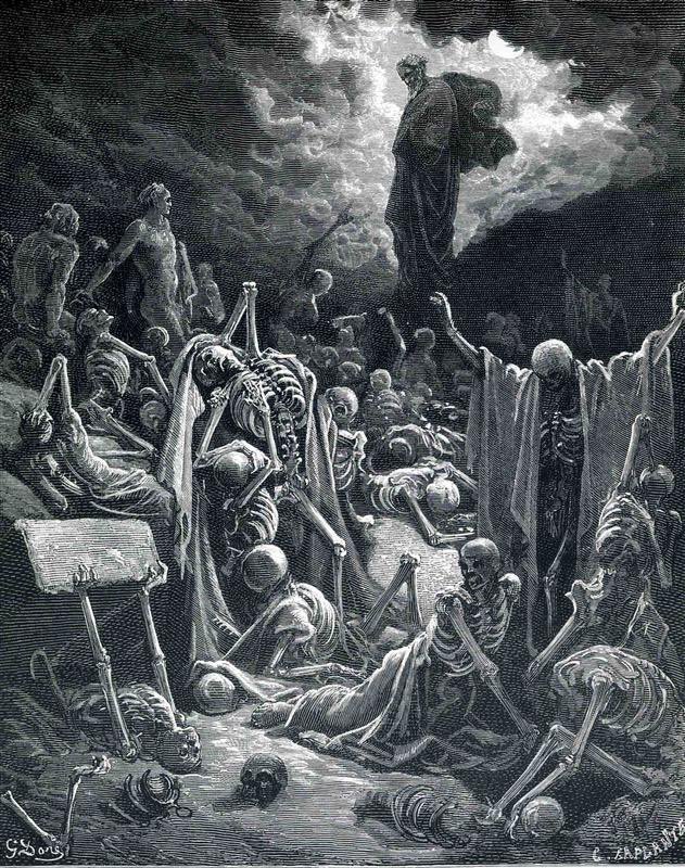 ddoniolvalcroze's tweet photo. The Vision of the Valley of Dry Bones - 1866 - Gustave Doré https://t.co/bThDND7EDs