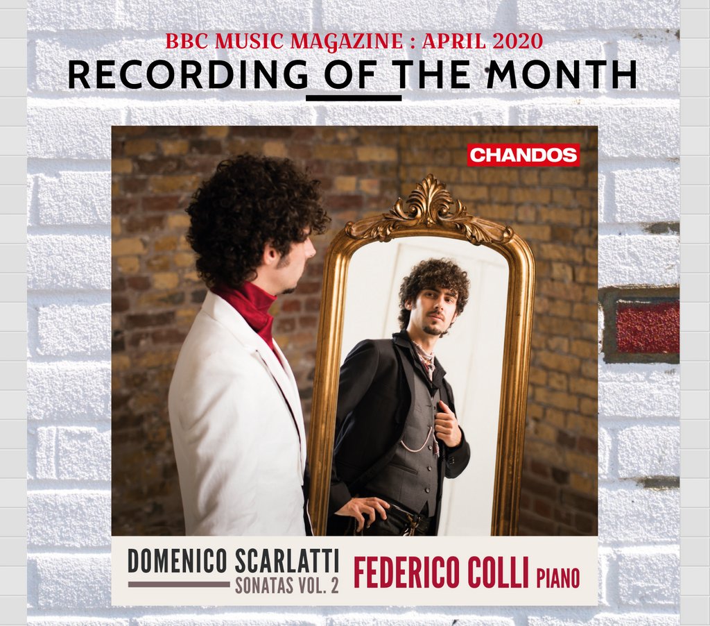 ✨ @MusicMagazine April Issue awards @Federico_Colli's second album of Scarlatti sonatas 'Recording of the Month' 🎉 Album out now on @ChandosRecords ▶️ buff.ly/2UkV6B3