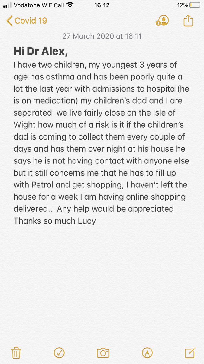 joneslucy92's tweet photo. @DrAlexGeorge  firstly Thankyou for all your hard work at this time. 
Any help or advice ?
I would be very grateful ! #covid19 https://t.co/ekxxH4SnPO