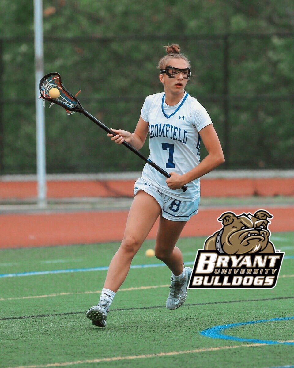 BromfieldGLax's tweet photo. Congratulations to Izzy Katter on her commitment to play lacrosse at Bryant!  @BryantWLax   #simba1 https://t.co/trfqXz2eRS