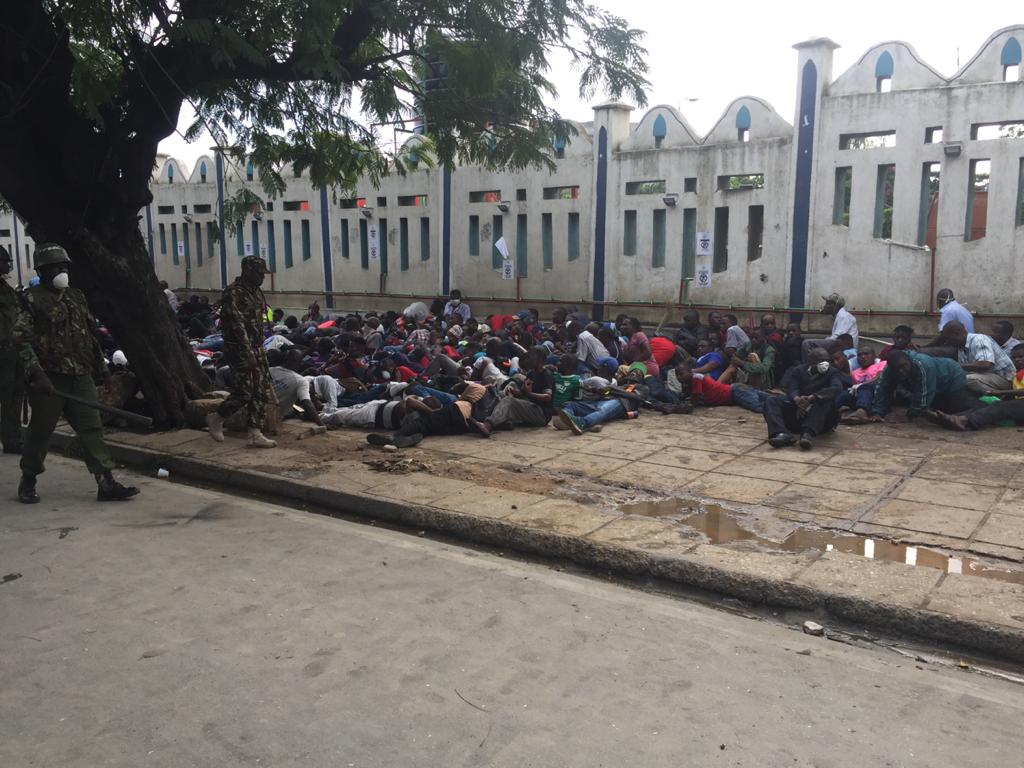 NationAfrica's tweet photo. Covid-19: Police brutality marks start of curfew #CurfewKenya

Photo Courtesy. https://t.co/kYhpXyZGx2