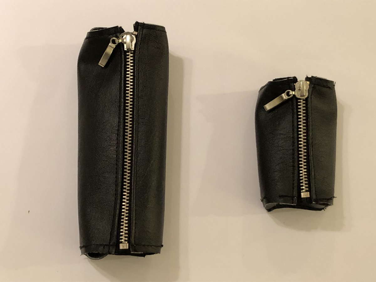 DoggieDouble's tweet photo. ....steps
10) We measured the sizes for our 2 pouches - for empty &amp; full doggie bags.
11) A 'Stitch-in-Time' in Tralee manufactured our zipped pouches from recycled material that we supplied to them.
12) Finally, we glued on our 2 pouches. @KerrySEP @StudentEntProg @PresCisland https://t.co/33YvQdDCvd