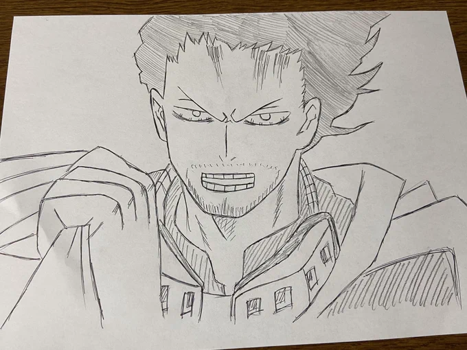 相澤先生描きました
15分クオリティです?すいません笑
#ヒロアカ
#相澤消太
#イレイザーヘッド
#ヒロアカ絵描きさんと繋がりたい 