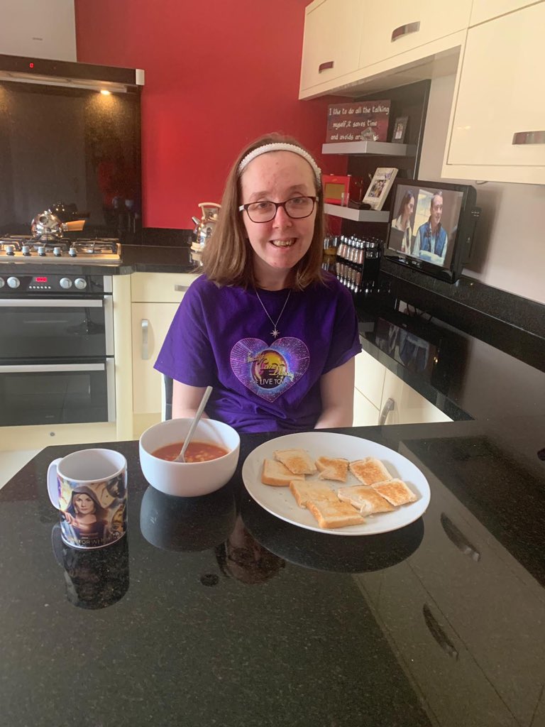 AutonomieInfo's tweet photo. Today Autonomie member Niamh went out for a walk for exercise before completing the #WhatNextprog weekly task of making Beans on Toast for lunch.
Excellent work Niamh. ⭐️
#WhatNextIndependentTaskChallenge https://t.co/f6IqQqWNVy