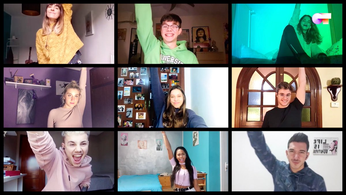 OT_Oficial's tweet photo. 👋🏻 Así ha sido el primer pase de micros de OT 2020 desde casa 👉🏻https://t.co/2KyiNaaMIZ #QuedOTenCasa27M 🏠 https://t.co/AZH35cwzrz