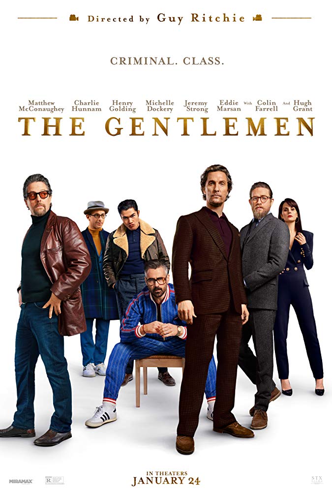  #TheGentlemen (2020) a classic Guy Richie movie, it's fine with great performances from the cast and they are fun to watch,it does drag a bit and it takes too long to get started, but when it picks up it picks up well and is enjoyable and fun to watch. The plot is fun and twisty