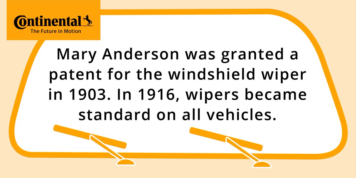 continentaltire's tweet photo. On this final Friday of #WomensHistoryMonth we celebrate Mary Anderson. https://t.co/gUrP77cULb