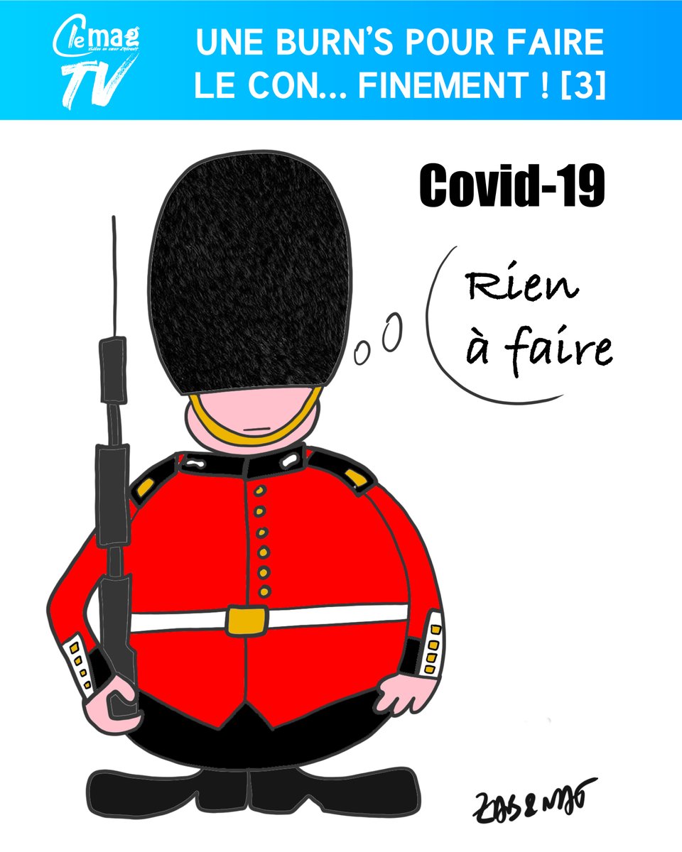 #LesBurns
#CleMag
#confinement 
#ConfinementJour11 humour

Nouvelle Burn's pour garder le sourire et faire le con… finement !
Proposé par Zab et @Natendo11 de <a href="/CleMAGlodeve/">C le MAG</a> !