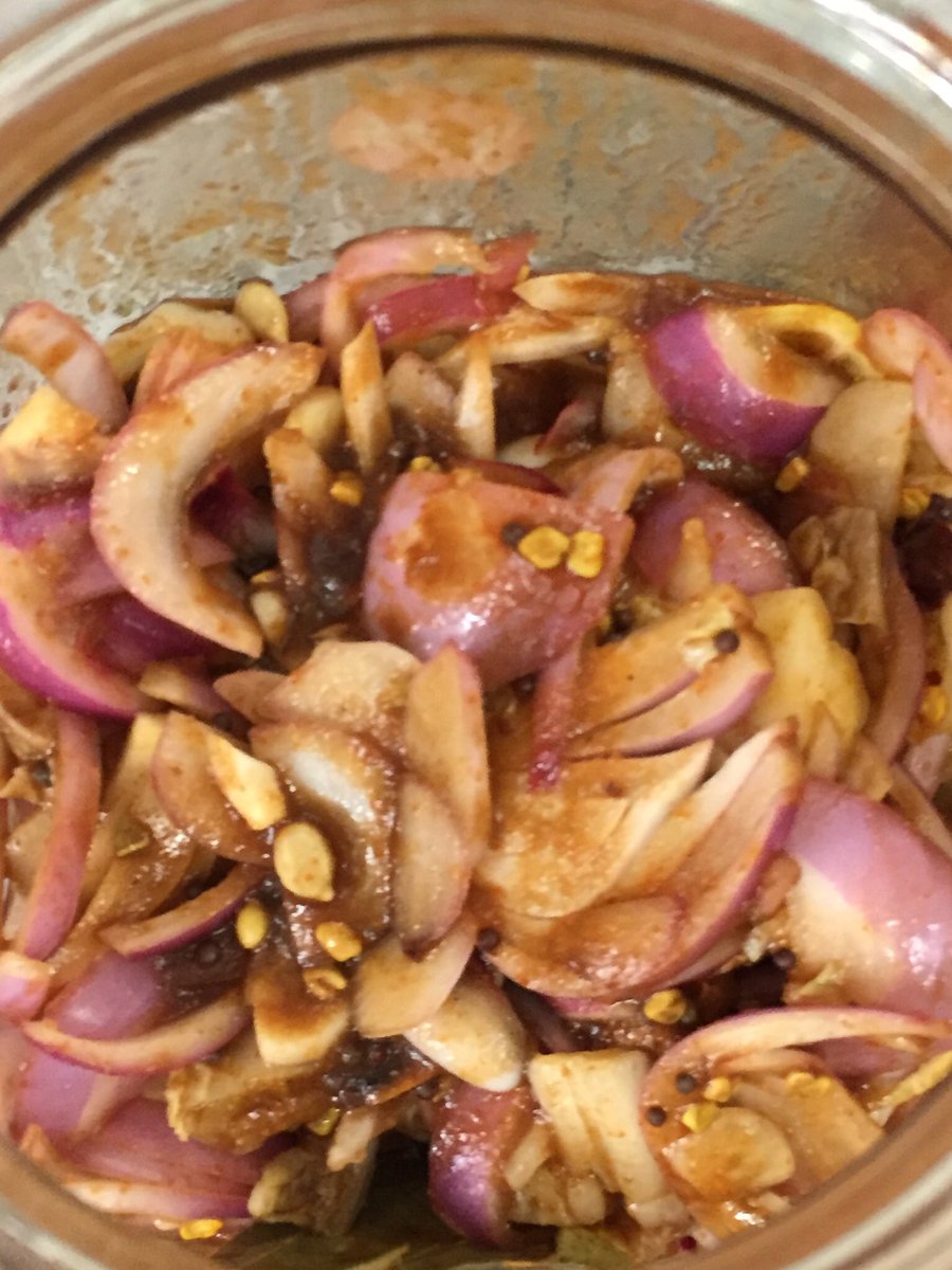 AkshayMalhtra's tweet photo. Jar of goodness. Napa cabbage and onion kimchi with tamarind and fermented chili #proud2bcia #jantacurfew #fermentedfoods #sdg2 #pickling #sustainablefood #chili #tamarind #fermentation #bakingbreadfromscratch #healthyeating #kimchi #momskitchen #gourmet #chefsofinstagram https://t.co/1nmTI3mmz4