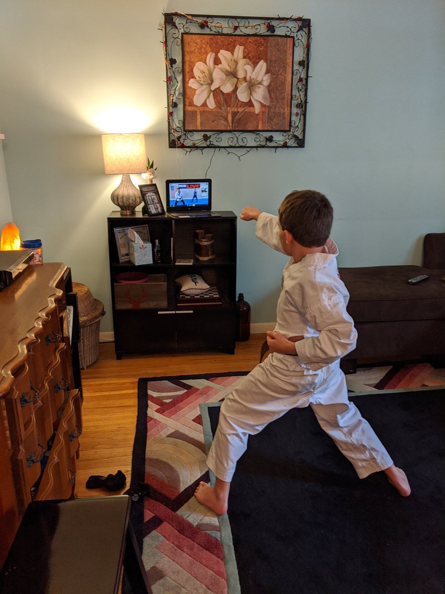MUebbing's tweet photo. @IL_PhysEd Kaden has been hiking and participating in @MKTKDROC to stay active! 💪 https://t.co/u6zrtDCmaz