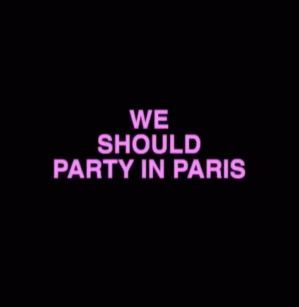 Dorian Walker (@_WalkerOG) on Twitter photo 27/03/2020 16:44:45 WE SHOULD PARTY IN PARIS A short film available to view at THEMONDAYPROGRAM.com WE SHOULD PARTY IN PARIS A short film available to view at THEMONDAYPROGRAM.com
