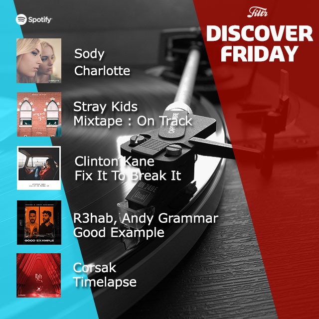 SonyMusicID's tweet photo. Day 12 of #Quarantine but that's not an excuse not to update our #DiscoverFriday playlist on @SpotifyID
Check it out: https://t.co/jGo1kANz28
#Sody #StrayKids #ClintonKane #R3hab #AndyGrammar #Corsak https://t.co/vZgPS7IkEo