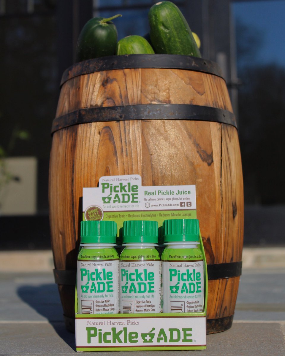 PickleAde's tweet photo. Did you know that vinegar helps keep your blood level low? Luckily that is one of our main ingredients! When life hands you pickles make PickleAde 😋
…
 #PickleAde https://t.co/XIqpw5S9Jk