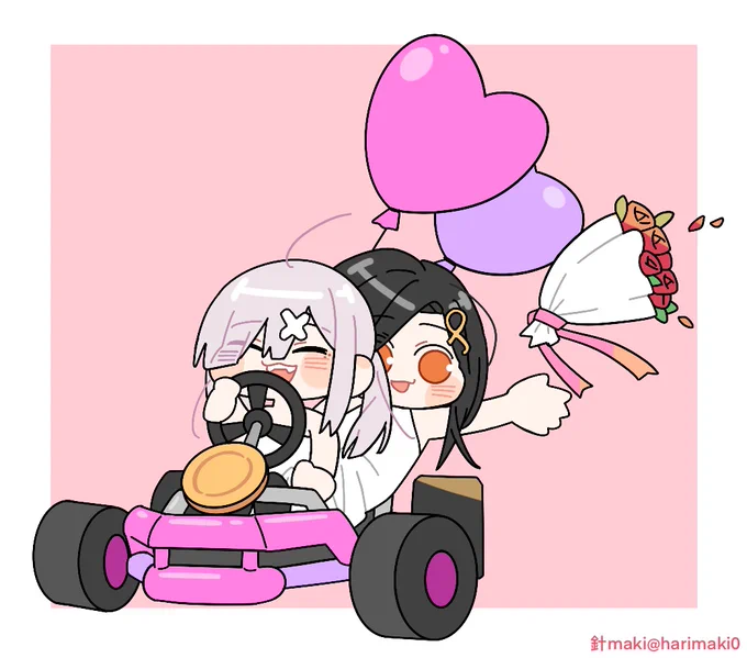 Marry Oh Kart
#巴絵
#いらすこや
#にじさんじ性癖コンビ 
