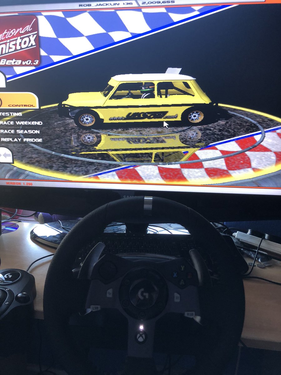 Time to get into this sim racing... mini’s tonight! #simracing #UKlockdown