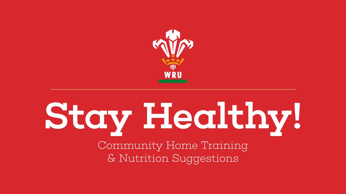 STAY HOME 🏠 STAY ACTIVE​ 💪

Our world-class physical performance department has created a range of training guides to help you stay physically and mentally active.

🔴 - bit.ly/StayActiveWRU

Gwnewch y mwya' o'r sefyllfa ddigynsail yma! 

 #StayHomeStayActive #RugbyFfit
