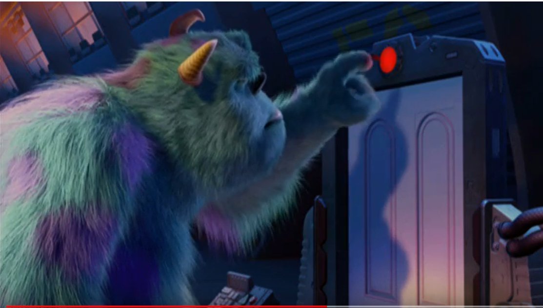 Here's a fun movie for a short escape from reality. #MONSTERSINC gives doors the appreciation they deserve! Stay safe and healthy everyone! 
youtu.be/8IBNZ6O2kMk