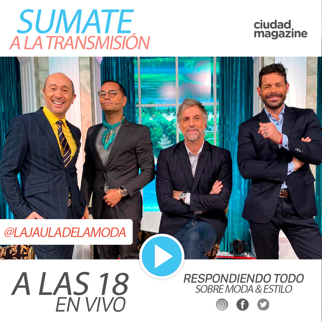 ¡SUMATE! <a href="/lajauladelamoda/">La Jaula de la Moda</a> en vivo desde Instagram Live con la conducción de <a href="/horaciocabak/">CABAK</a> y con <a href="/famedinaflores/">Fabian Medina Flores</a> <a href="/mariancaprarola/">Mariano Caprarola 💚</a> y <a href="/claudiocosano/">claudio cosano</a>.