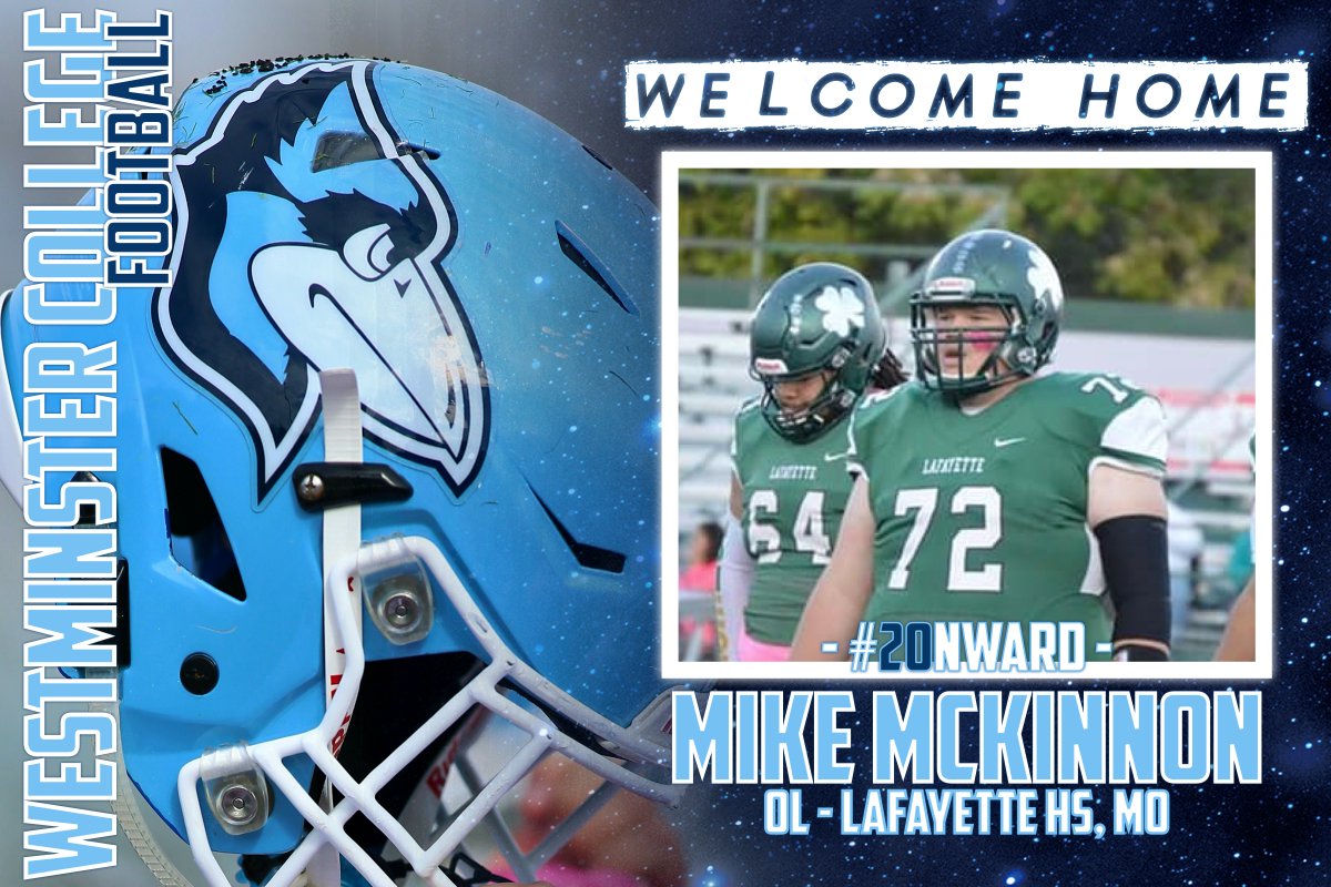 WESTMOFB's tweet photo. Welcome home!
2020 Commit
Mike McKinnon
Offensive Line
Lafayette HS
St. Joseph, Missouri
#20NWARD https://t.co/VRliD7HoGW