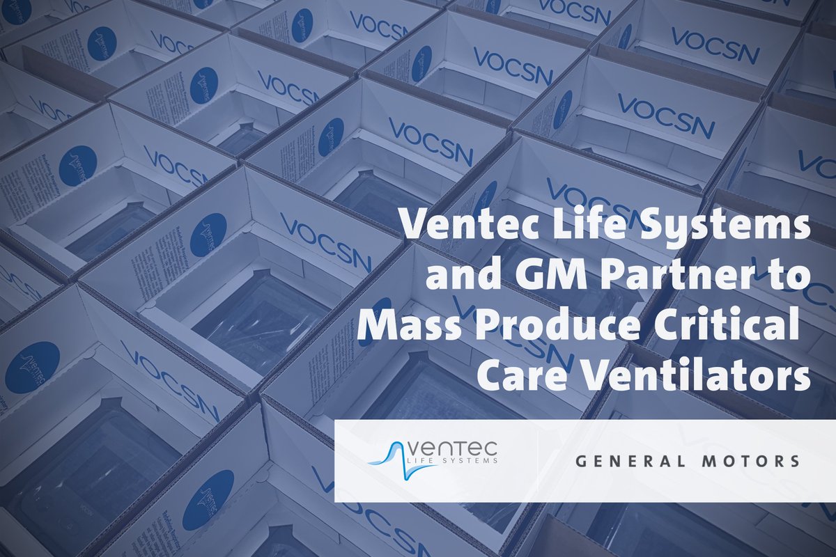 Our teams have been working tirelessly with @MyVOCSN to produce critical care ventilators at our Kokomo, IN facility. Retooling is underway and we are poised to deliver the first ventilators next month with capacity of more than 10,000 monthly. bit.ly/3dyWuaV