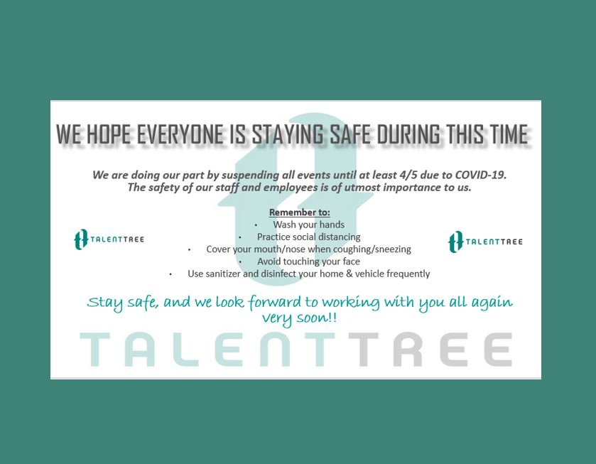 talenttreellc's tweet photo. #StayHome #Staysafeeveryone https://t.co/aKWkSow3r8