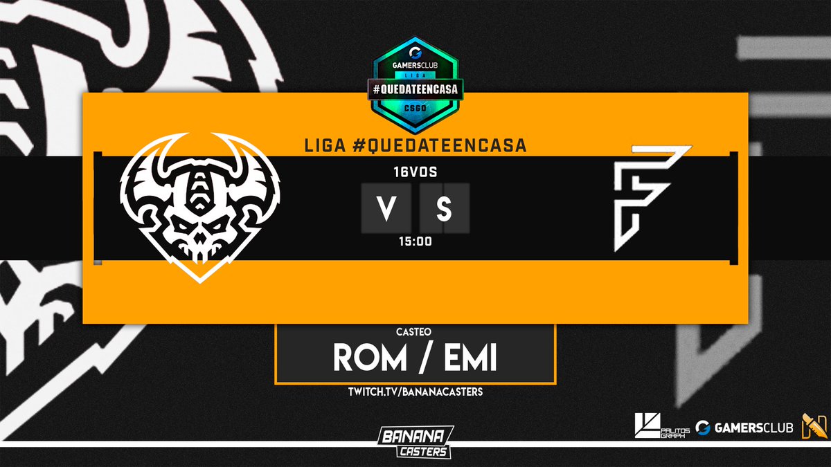 BananaCasters's tweet photo. #MatchDay

Hoy los chicos de la @SinistersGG estarán enfrentándose a #FriendsOfNone por los 16vos de la liga #QuedateEnCasa de @GamersClubES !

⌚️Horario 15hs🇦🇷
📺Stream https://t.co/4ksXEjwEpB

🎙️Casters @RomanCabrio &amp; @EmiiMolina23 

#HoldInBanana https://t.co/6JaCCsIErj