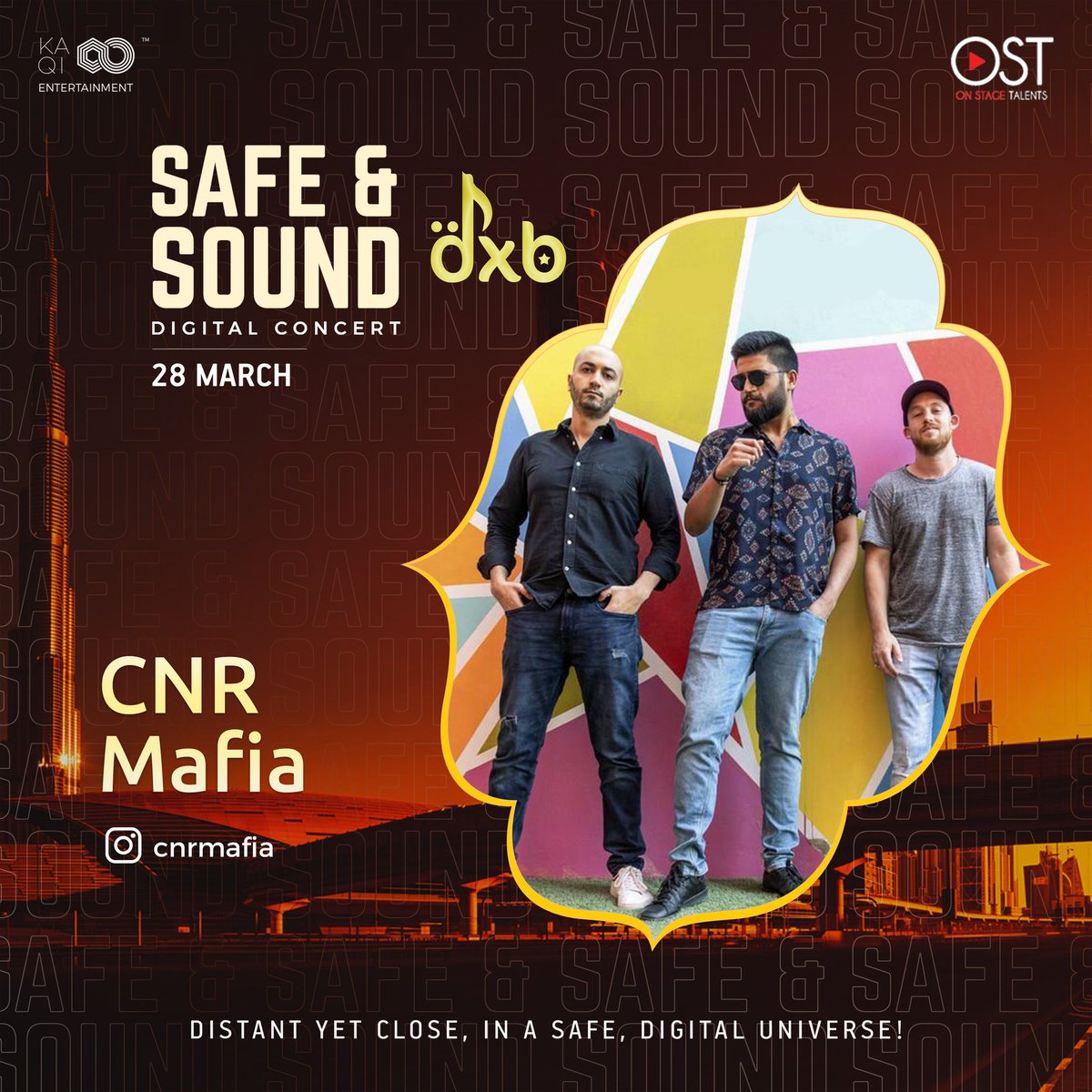 Make some noise for <a href="/cnrmafia/">Carl &The Reda Mafia</a>! They have played live in India, closed for Safe And Sound IND have taken this ahead to DXB Show them some love! .
.
#SafeAndSoundDigitalConcerts #DigitalConcert #Dubai #StayHomeStaySafe #SafeAndSoundDXB
