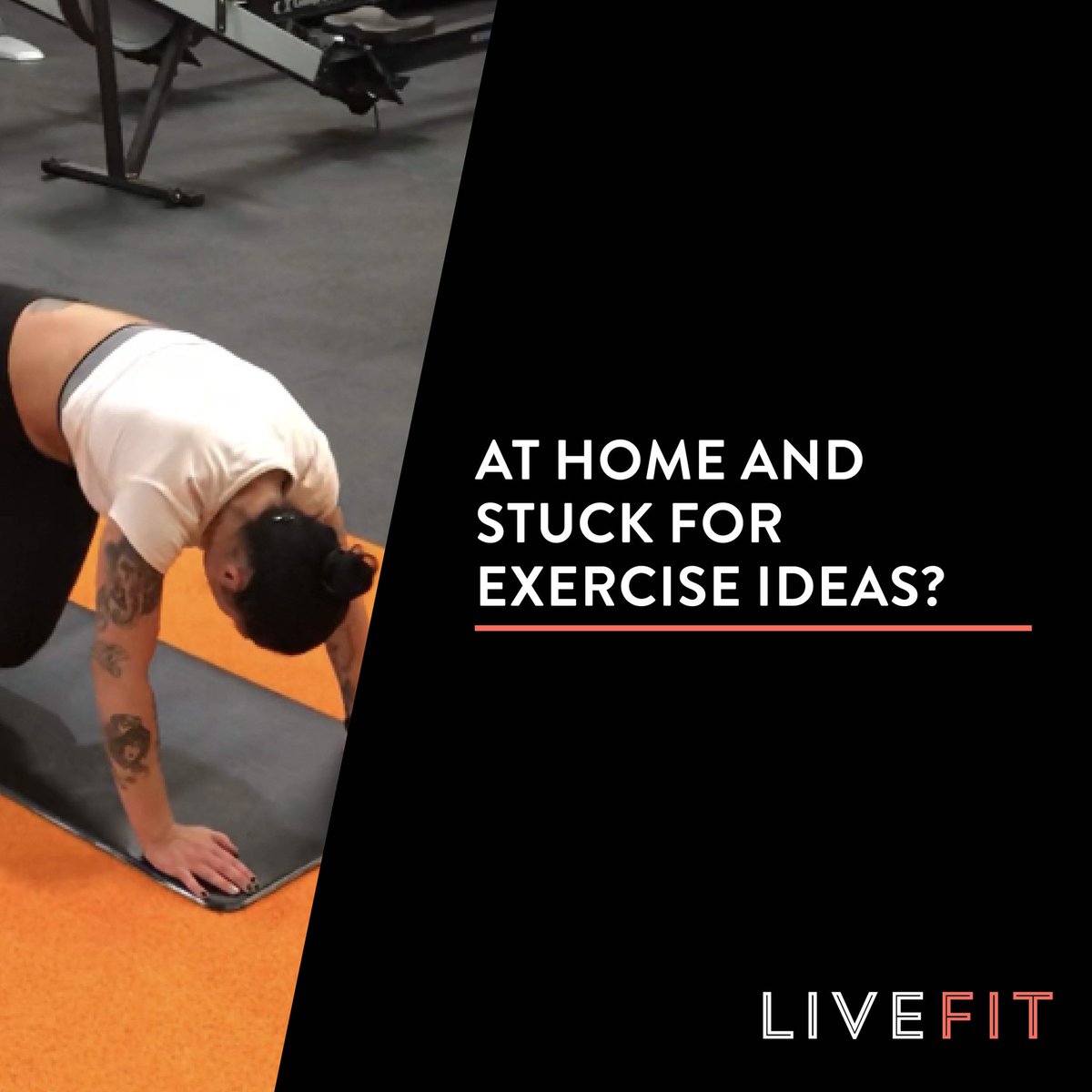 LiveFitGym1's tweet photo. A new home workout coming to you tomorrow morning from Charlotte! 
.
How is your home exercise going? 👇🏻😀 https://t.co/xLOAZdOlHN