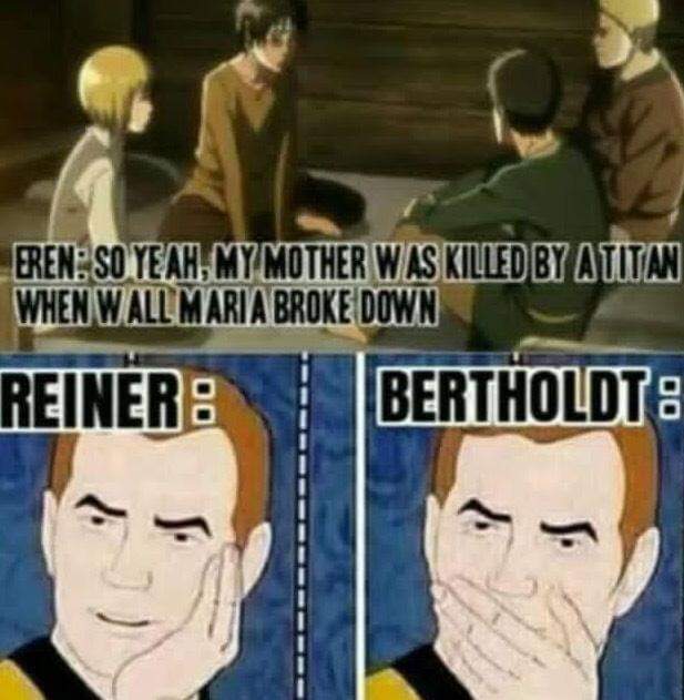WeebletOnTree's tweet photo. 🤭If you know.......You know....😂😂 #animememes #animechannel #attackontitan https://t.co/jZ93Qd80xR